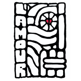 Crayon acrylique sur papier