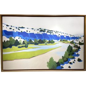 peinture paysage du Chama River au Nouveau Mexique