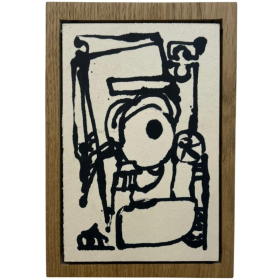 Encre de Chine sur papier bois