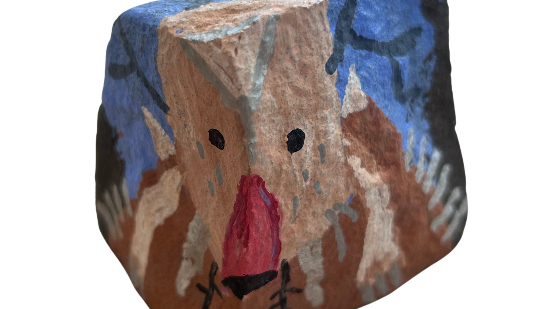 Pavé à l'acrylique et aux posca