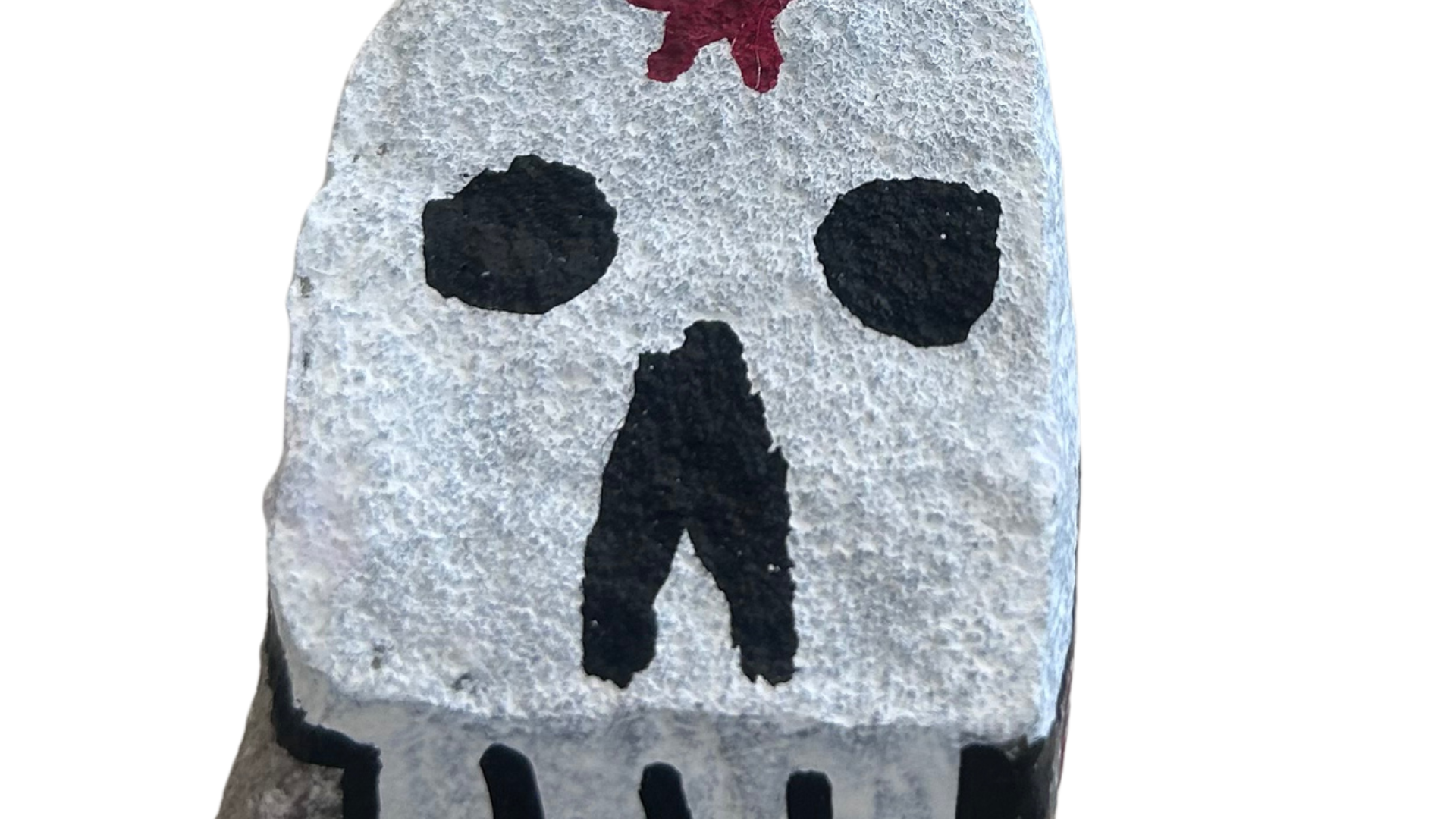 Pavé à l'acrylique et aux posca