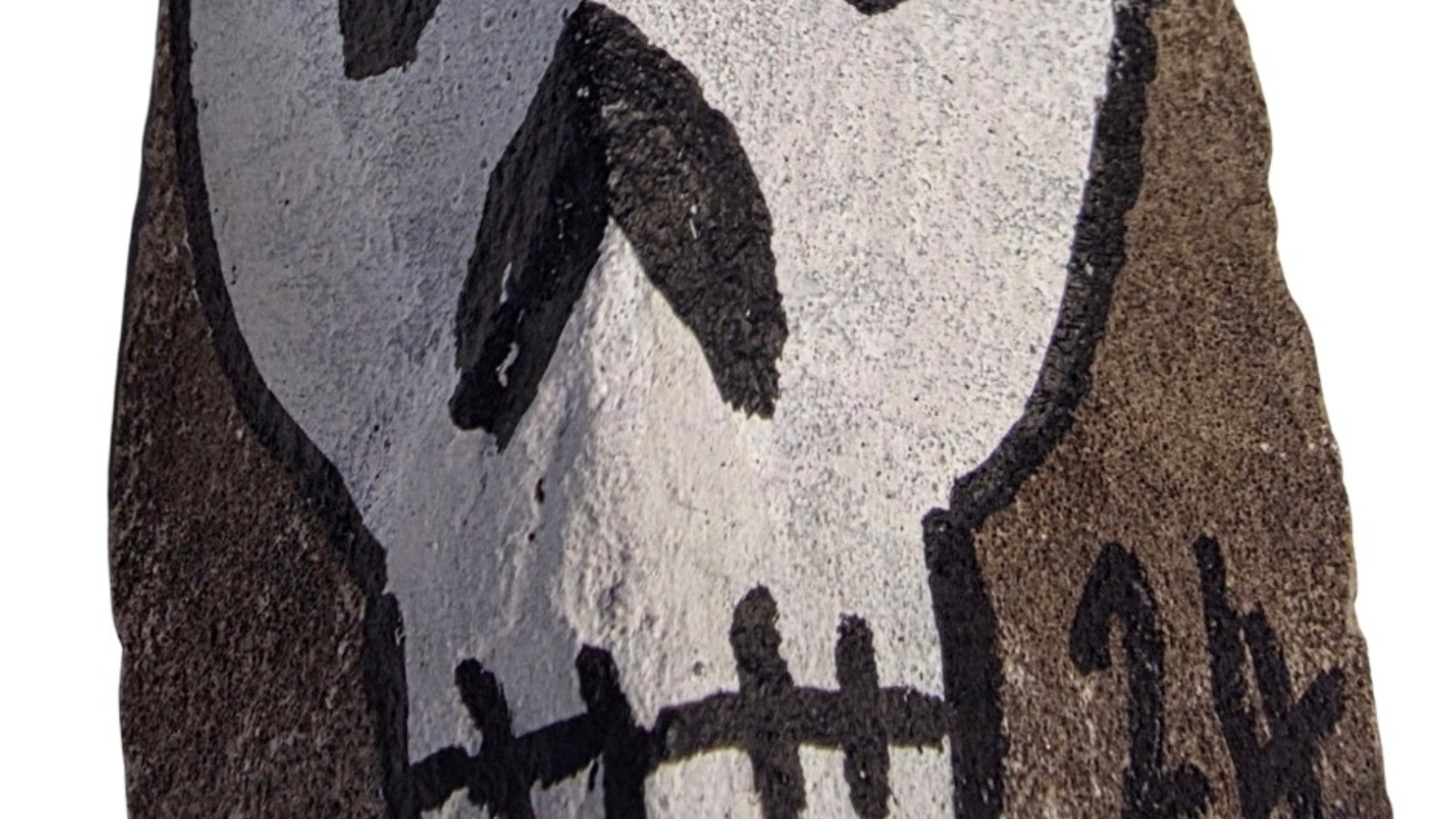 Pavé à l'acrylique et aux posca