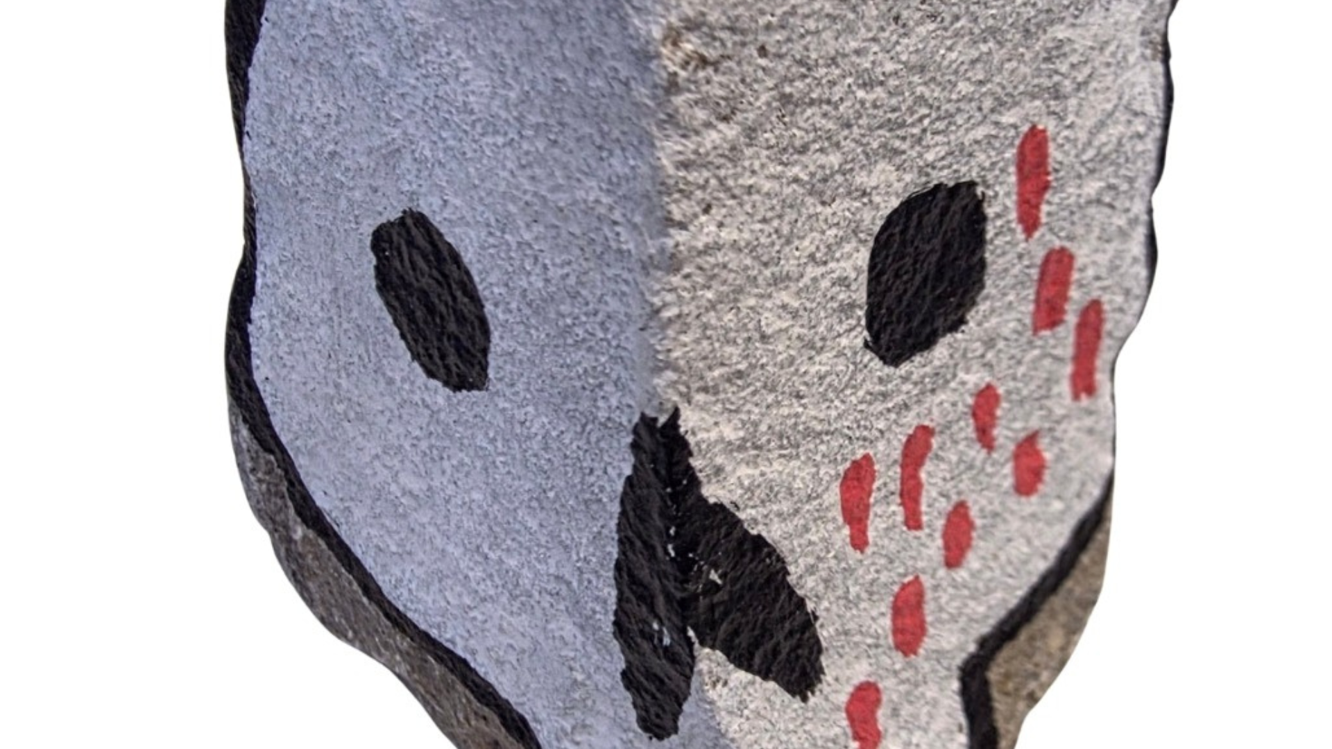 Pavé à l'acrylique et aux posca