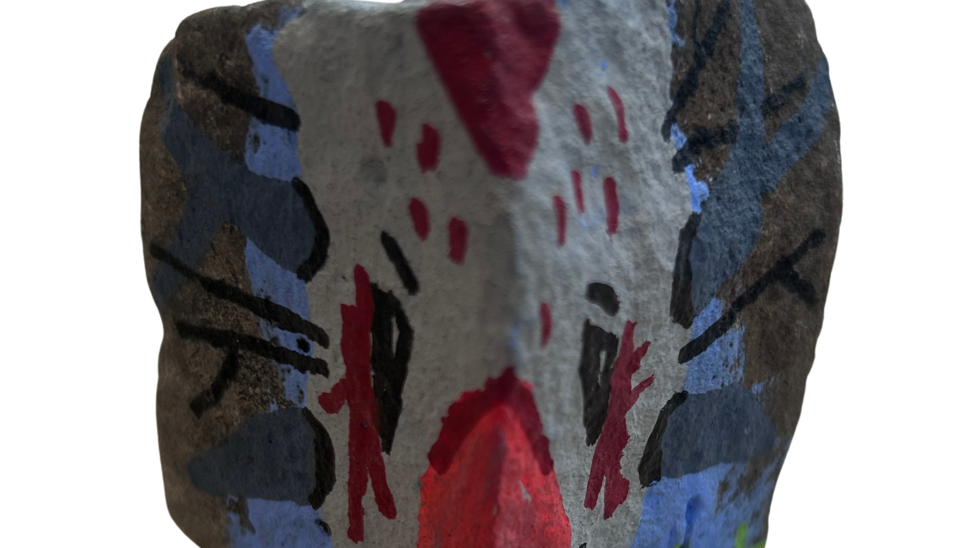 Pavé à l'acrylique et aux posca