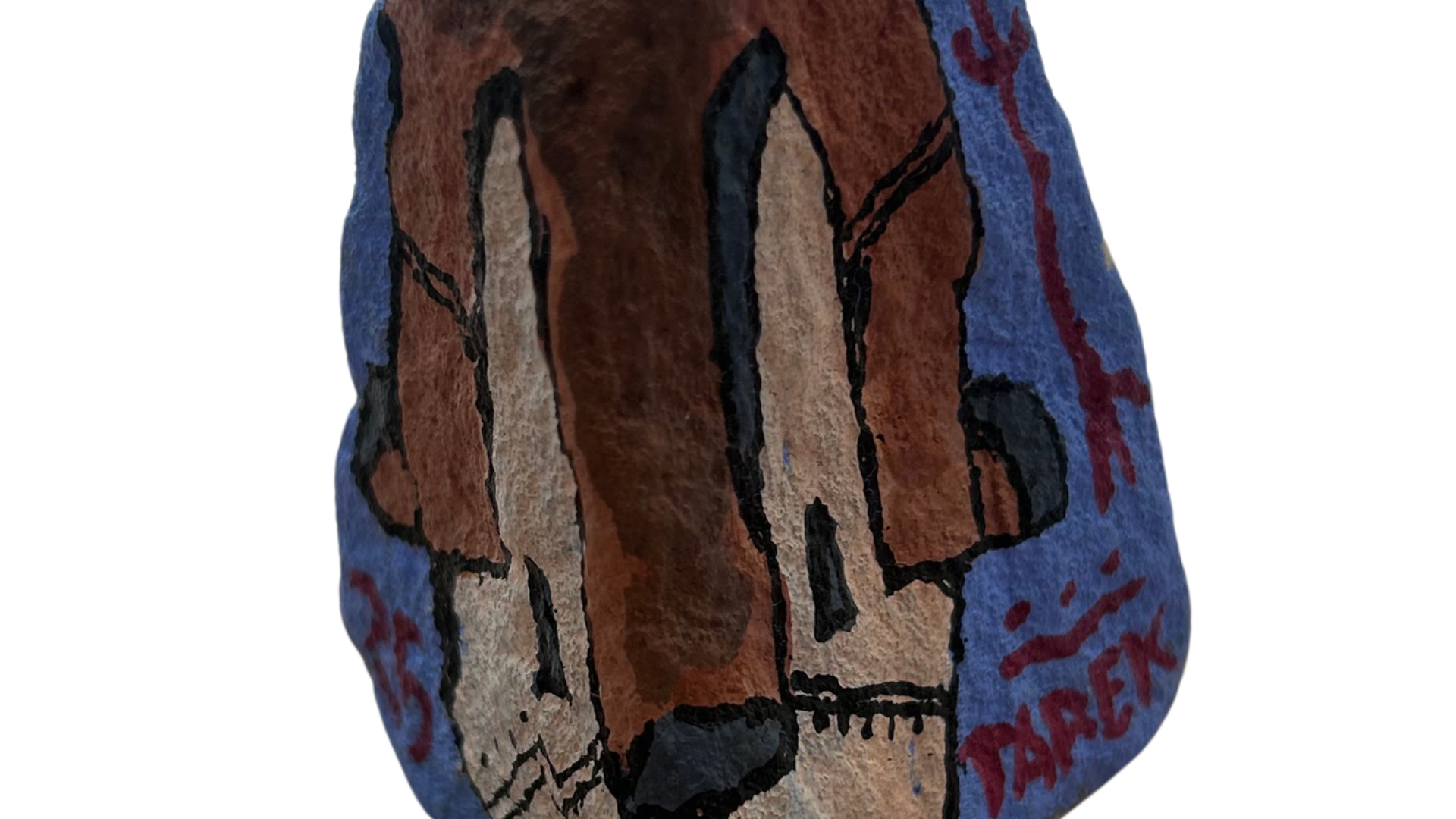 Pavé à l'acrylique et aux posca