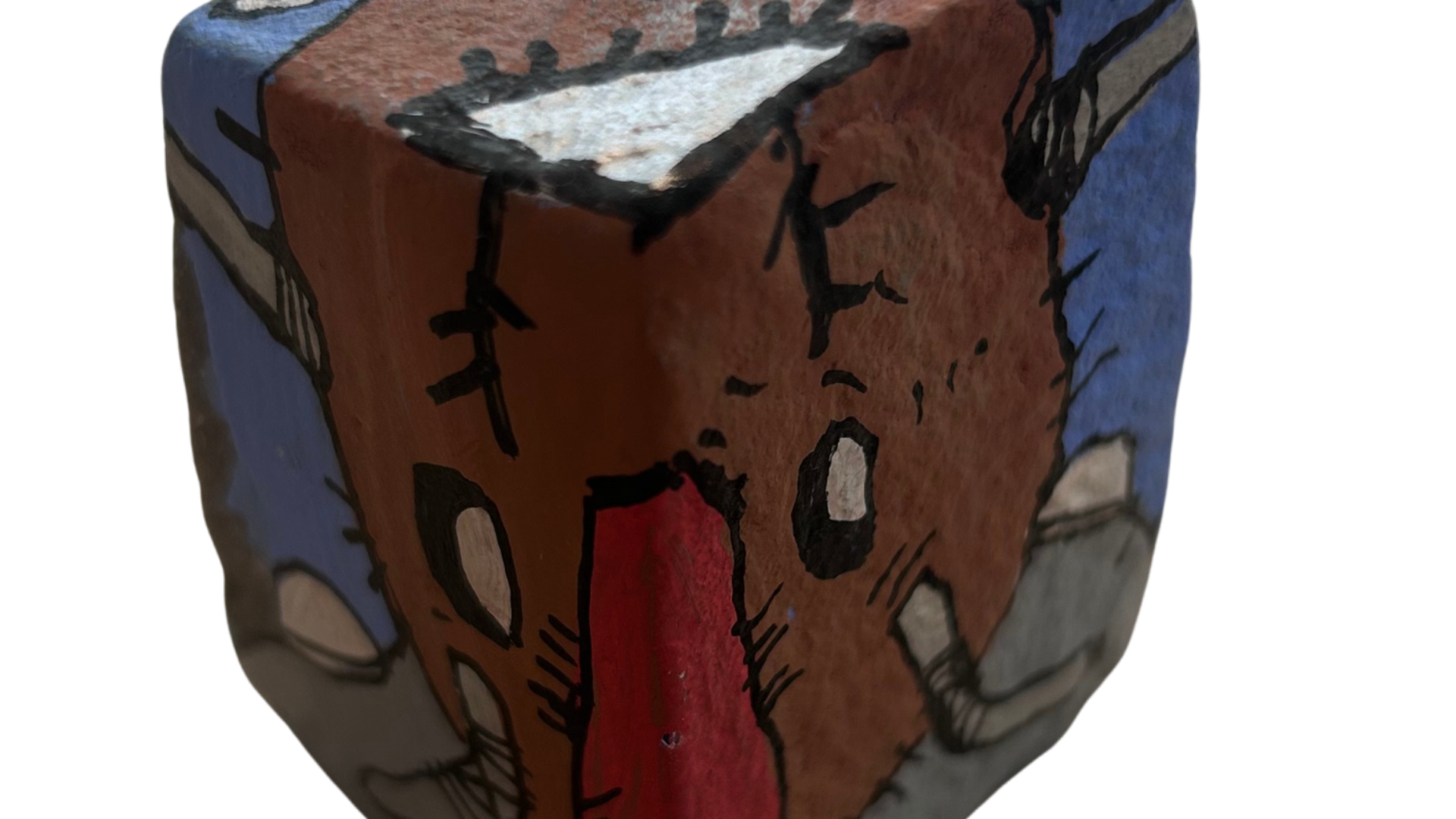 Pavé à l'acrylique et aux posca