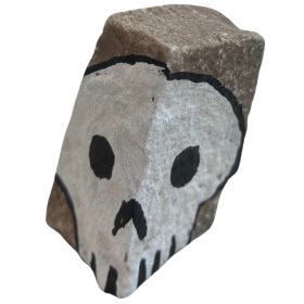 Pavé à l'acrylique et aux posca