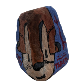 Pavé à l'acrylique et aux posca