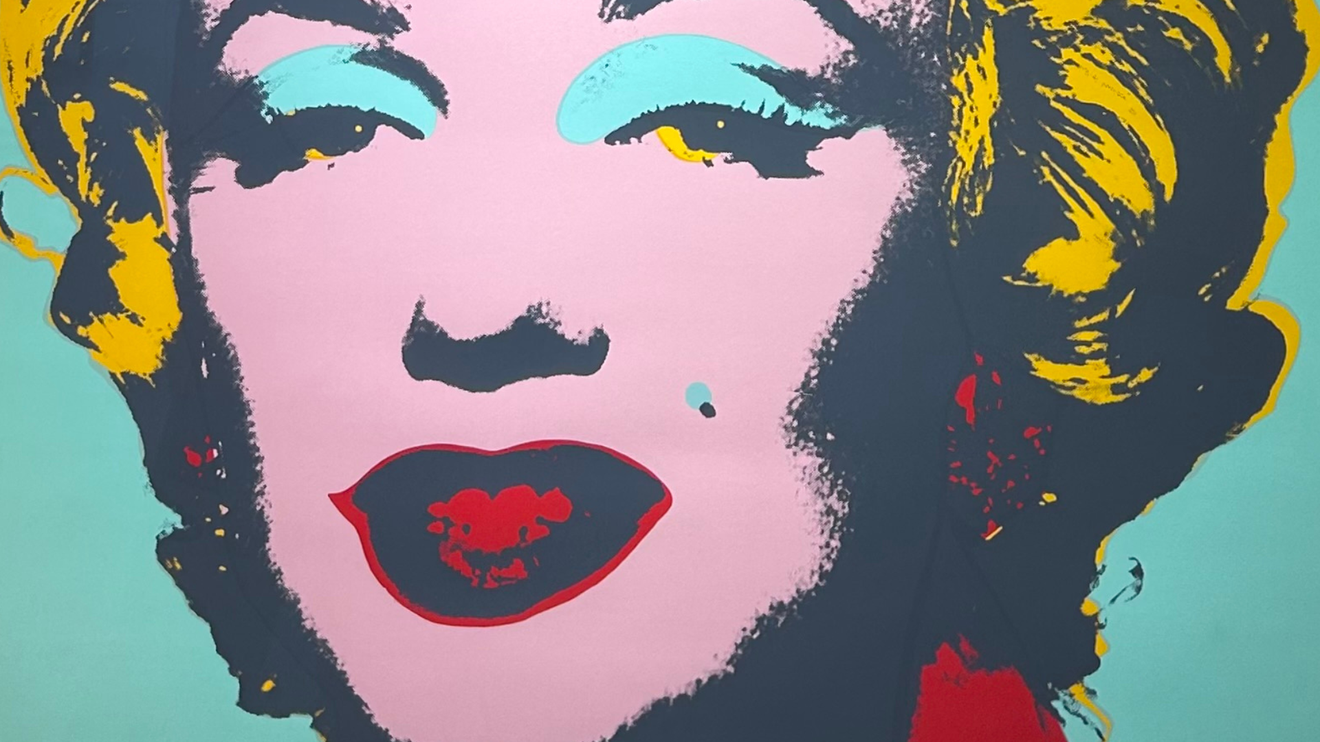 Portrait pop art de Marilyn Monroe