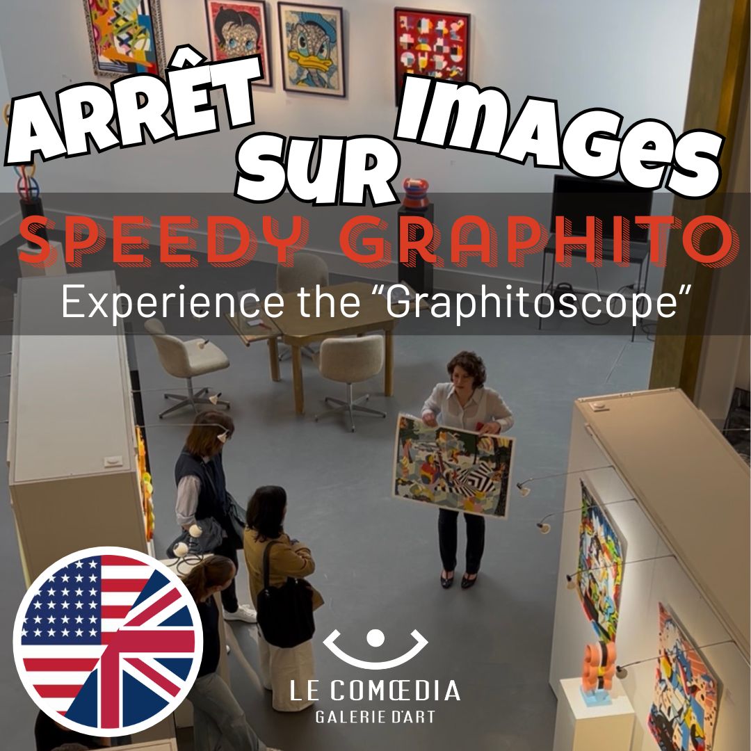 guided tour in english exposition Arrêt sur Images Speedy Graphito