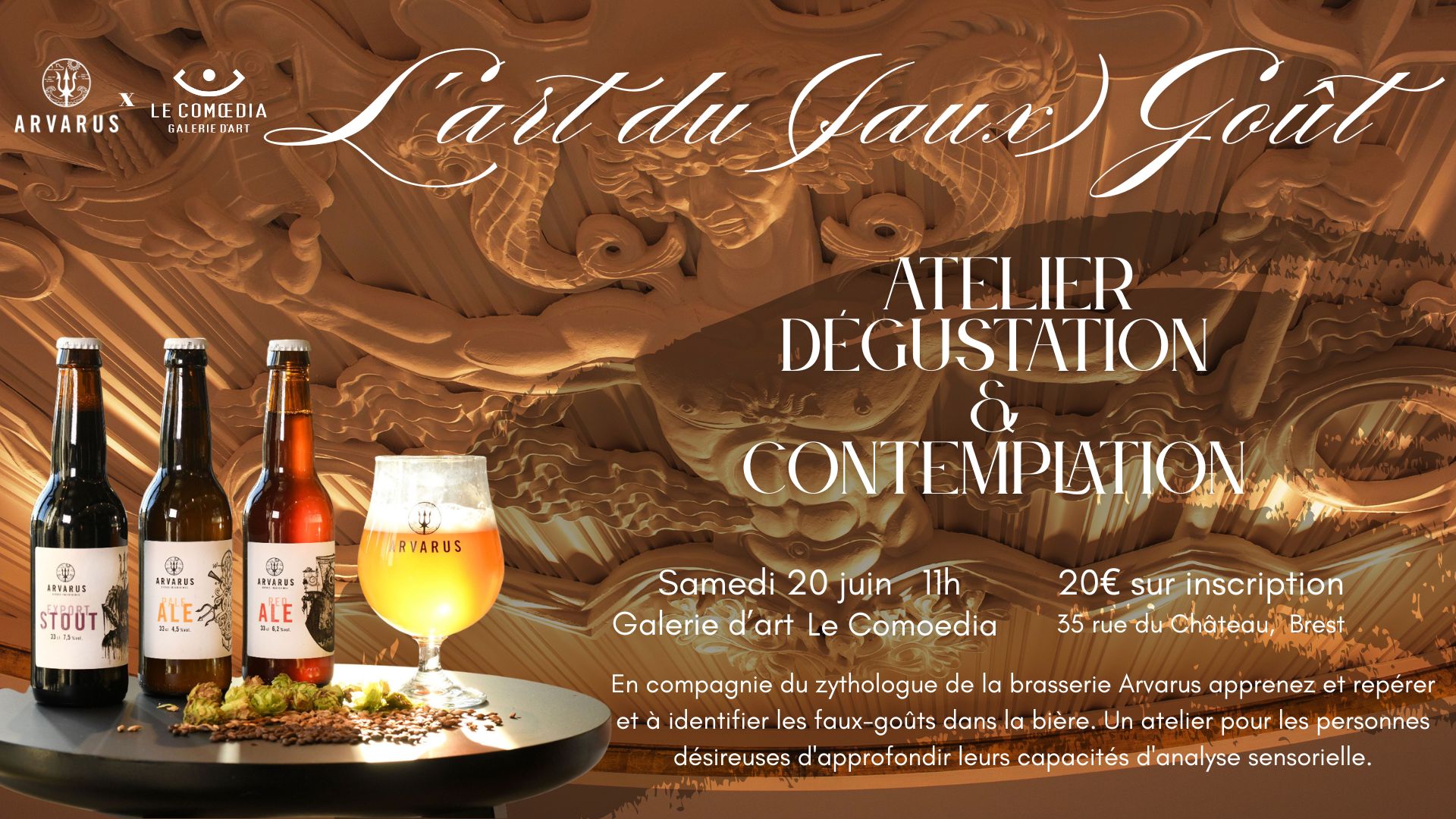 L'art du goût dégustation de bière