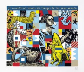 Je n'oublierai jamais les rivages de tes yeux azurés
