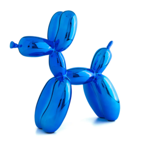 Balloon Dog (bleu), taille L