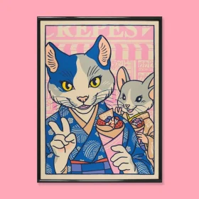 Affiche Après-midi à Harajuku
