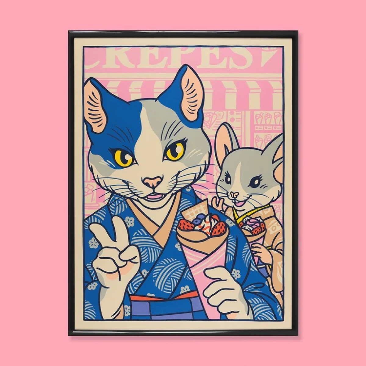 Affiche Après-midi à Harajuku